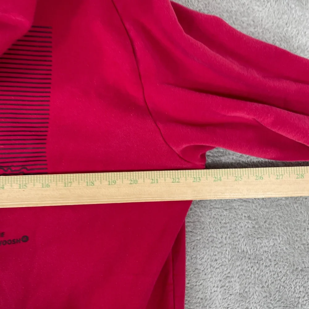 Jordan Jumpman Hoodie Mens Large Red Topographic Back Graphic Fleece Pullover